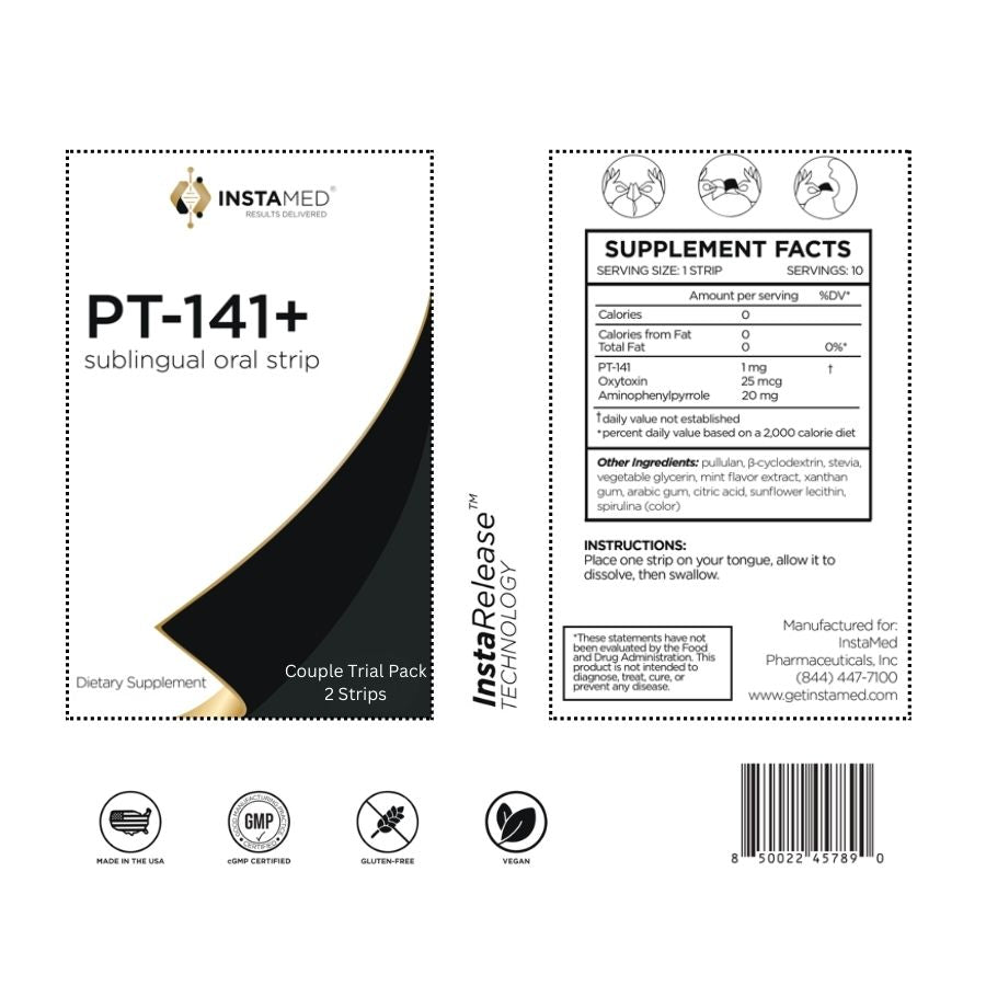 Instamed PT141+ Box of 10 strips